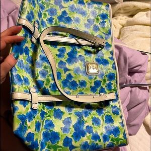 Dooney and Burke large floral hand bag !